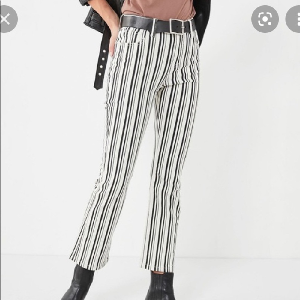Urban Outfitters High-Rise Cropped Kick Flare Jean